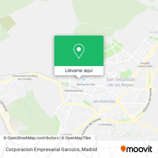Mapa Corporacion Empresarial Garozco