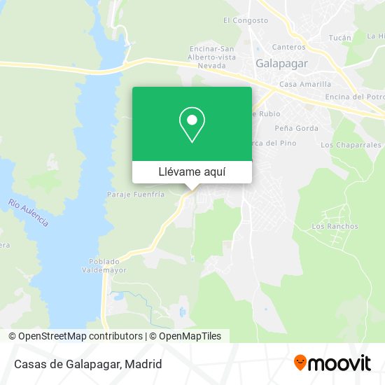 Mapa Casas de Galapagar