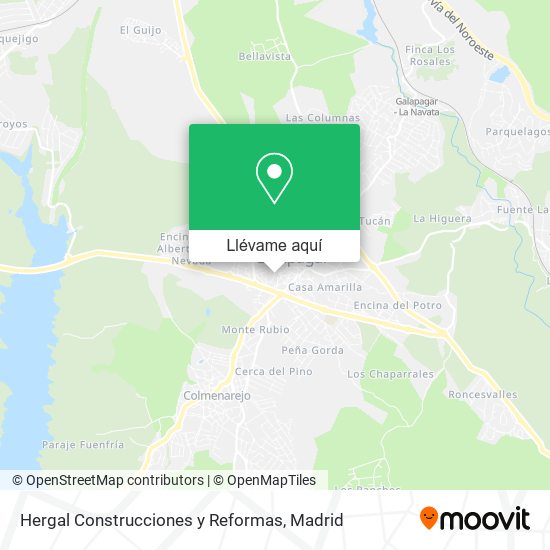 Mapa Hergal Construcciones y Reformas