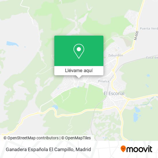 Mapa Ganadera Española El Campillo