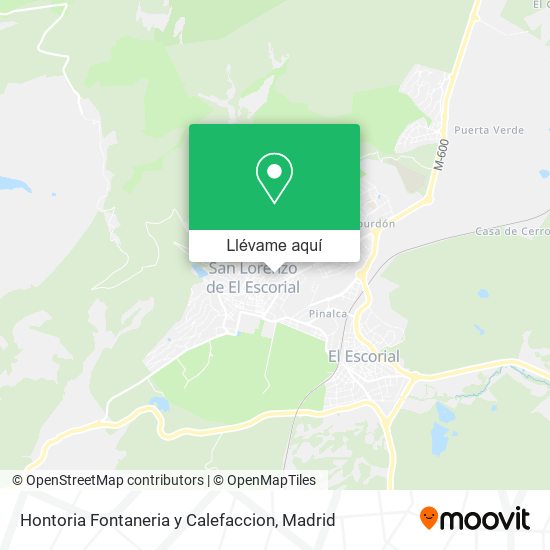 Mapa Hontoria Fontaneria y Calefaccion