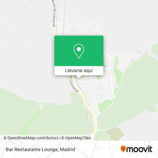 Mapa Bar Restaurante Lounge