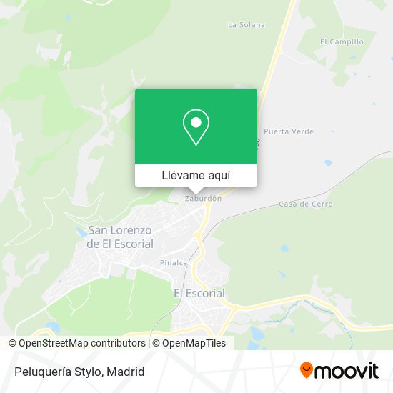 Mapa Peluquería Stylo