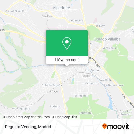 Mapa Degusta Vending