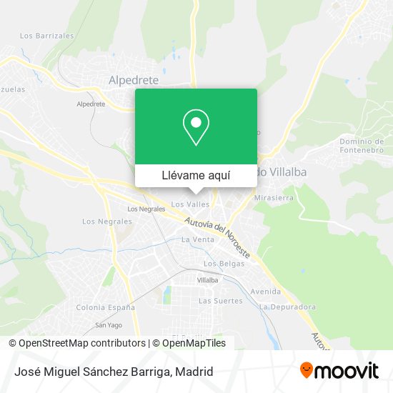 Mapa José Miguel Sánchez Barriga
