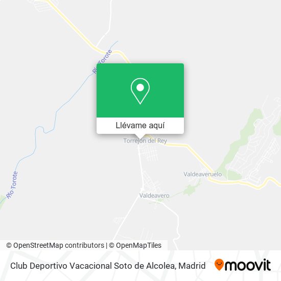 Mapa Club Deportivo Vacacional Soto de Alcolea