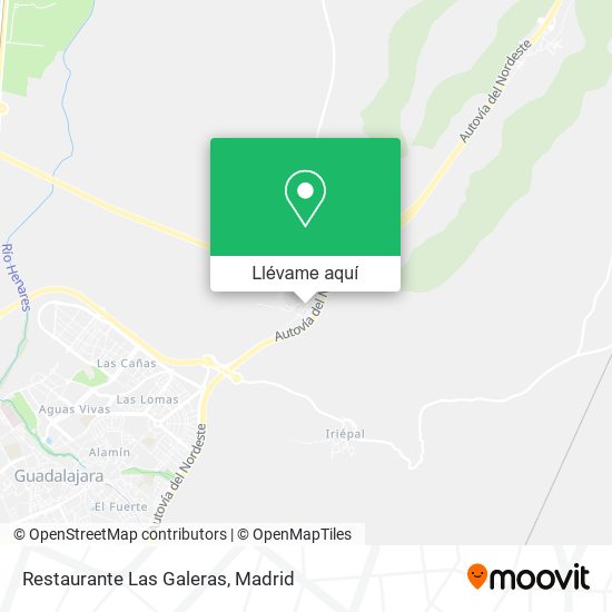 Mapa Restaurante Las Galeras