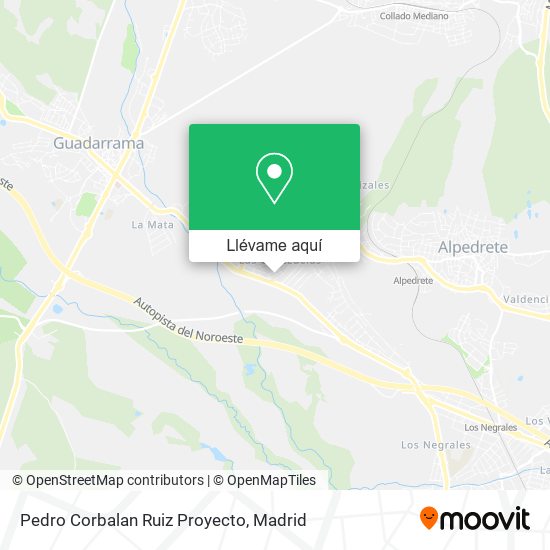 Mapa Pedro Corbalan Ruiz Proyecto