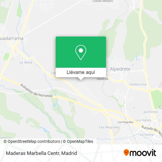 Mapa Maderas Marbella Centr