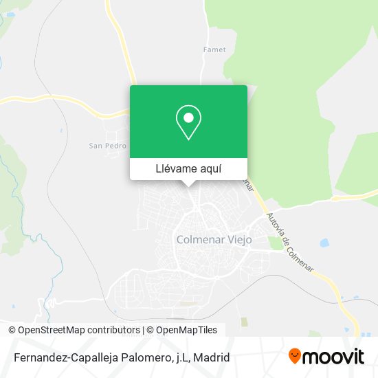 Mapa Fernandez-Capalleja Palomero, j.L