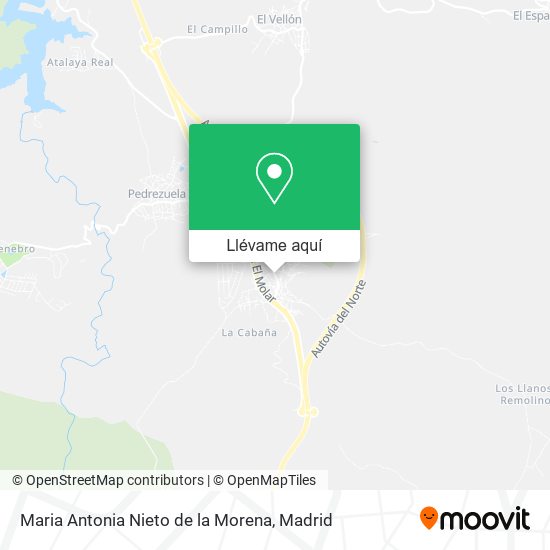 Mapa Maria Antonia Nieto de la Morena