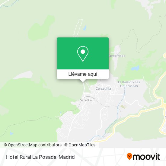 Mapa Hotel Rural La Posada