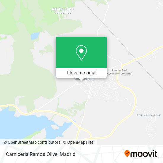 Mapa Carniceria Ramos Olive