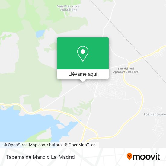 Mapa Taberna de Manolo La