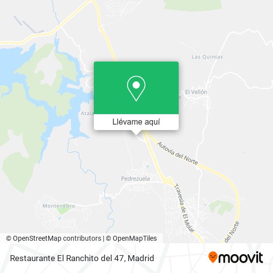 Mapa Restaurante El Ranchito del 47