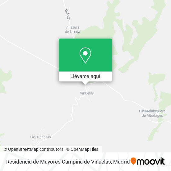 Mapa Residencia de Mayores Campiña de Viñuelas