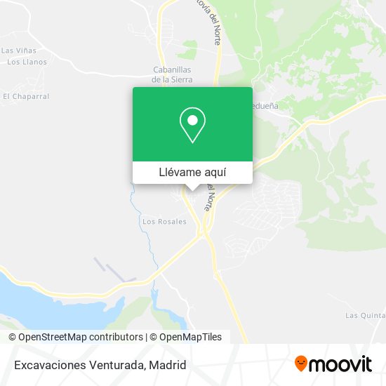 Mapa Excavaciones Venturada