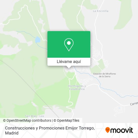 Mapa Construcciones y Promociones Emijor Torrego