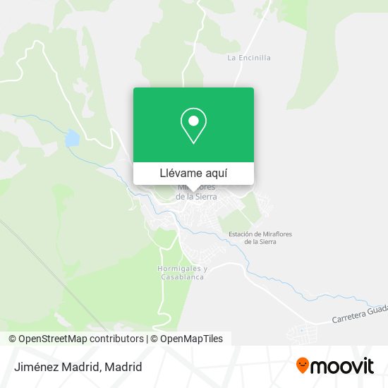 Mapa Jiménez Madrid