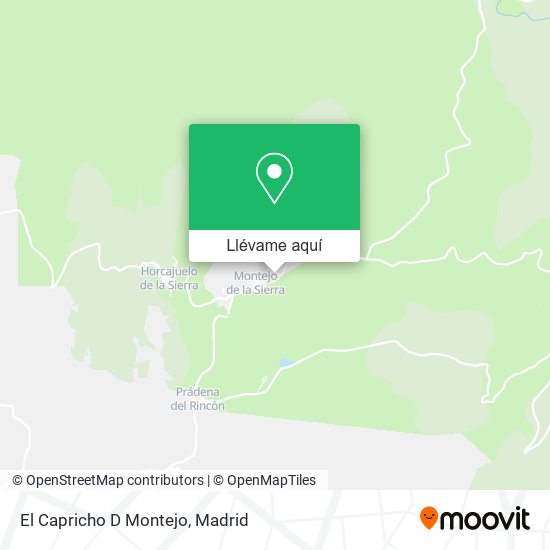 Mapa El Capricho D Montejo