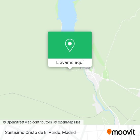 Mapa Santísimo Cristo de El Pardo