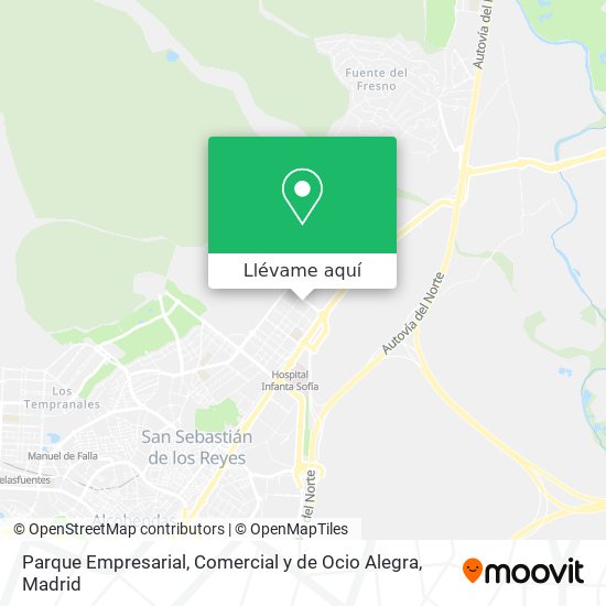 Mapa Parque Empresarial, Comercial y de Ocio Alegra