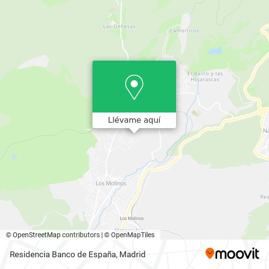 Mapa Residencia Banco de España