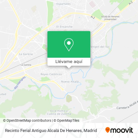 Mapa Recinto Ferial Antiguo Alcalá De Henares
