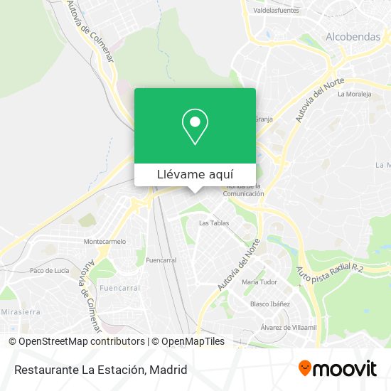 Mapa Restaurante La Estación