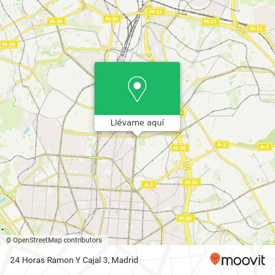 Mapa 24 Horas Ramon Y Cajal 3