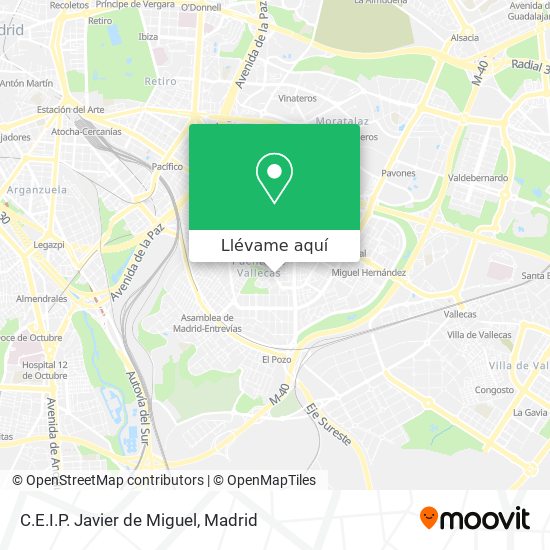 Mapa C.E.I.P. Javier de Miguel