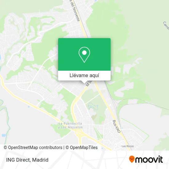 Mapa ING Direct
