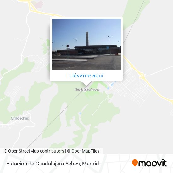 Mapa Estación de Guadalajara-Yebes