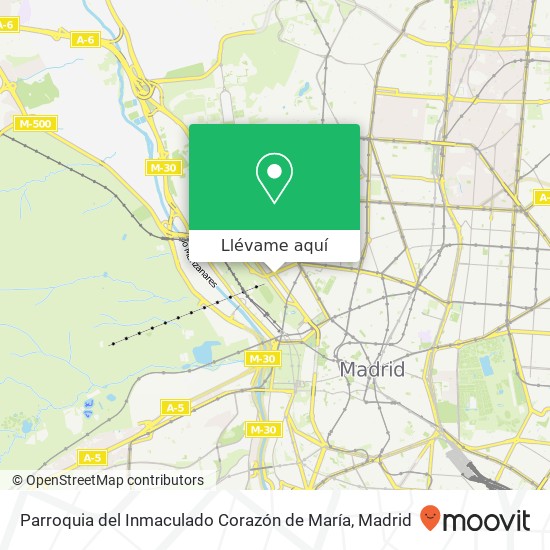 Mapa Parroquia del Inmaculado Corazón de María