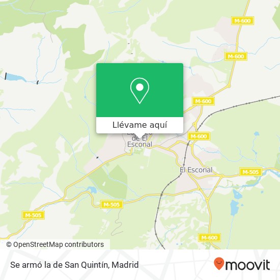 Mapa Se armó la de San Quintín