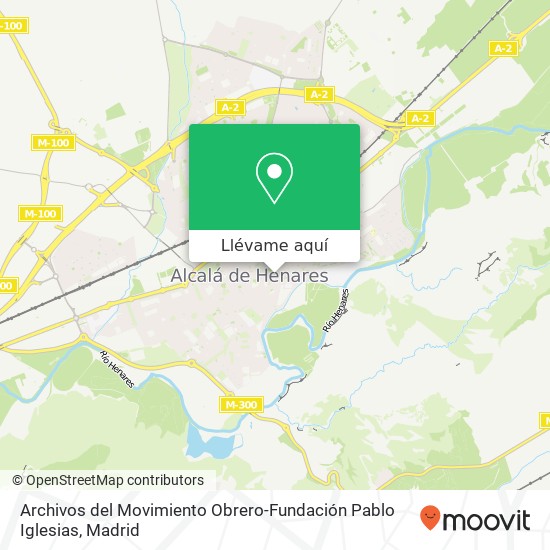 Mapa Archivos del Movimiento Obrero-Fundación Pablo Iglesias