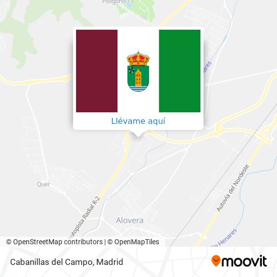Mapa Cabanillas del Campo