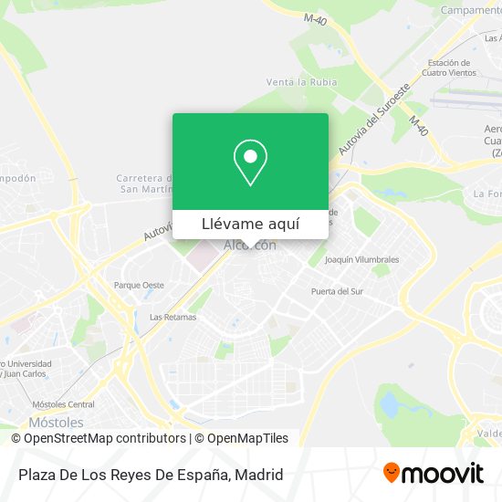 Mapa Plaza De Los Reyes De España