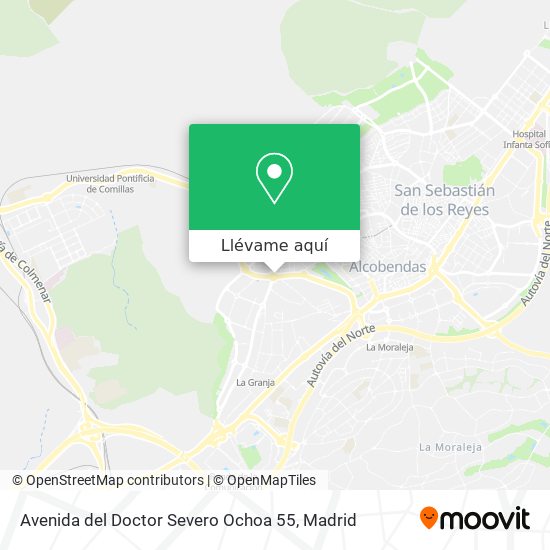 Mapa Avenida del Doctor Severo Ochoa 55