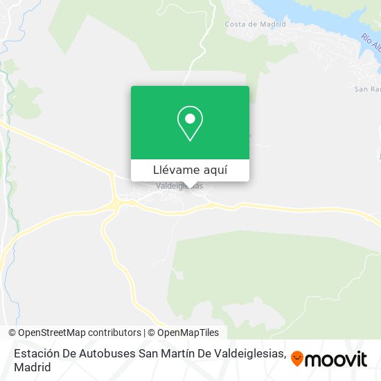 Mapa Estación De Autobuses San Martín De Valdeiglesias