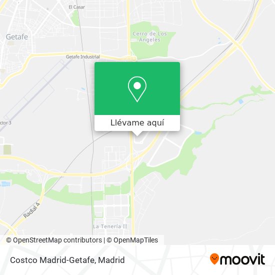 Mapa Costco Madrid-Getafe