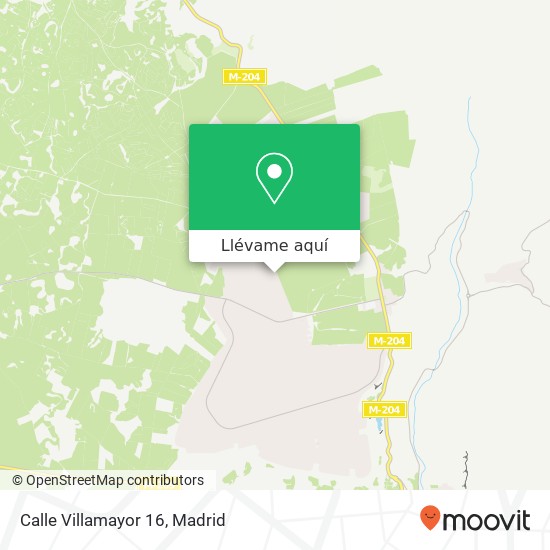 Mapa Calle Villamayor 16