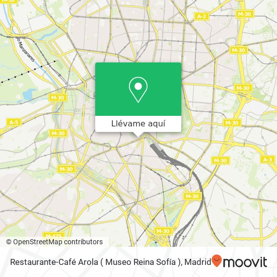 Mapa Restaurante-Café Arola ( Museo Reina Sofía )