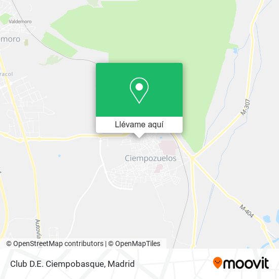 Mapa Club D.E. Ciempobasque