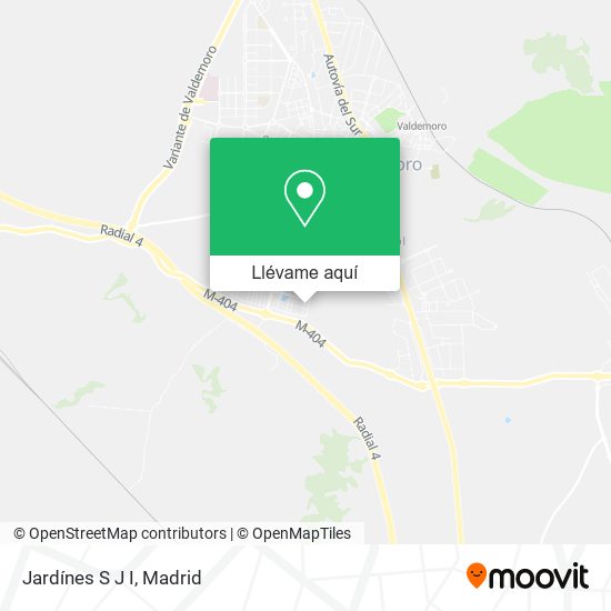 Mapa Jardínes S J I