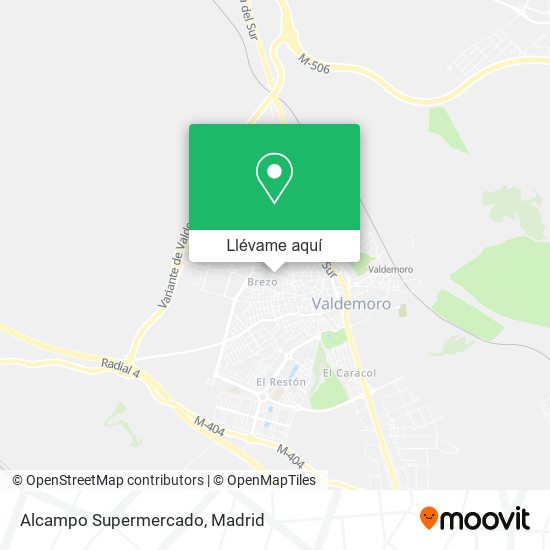 Mapa Alcampo Supermercado
