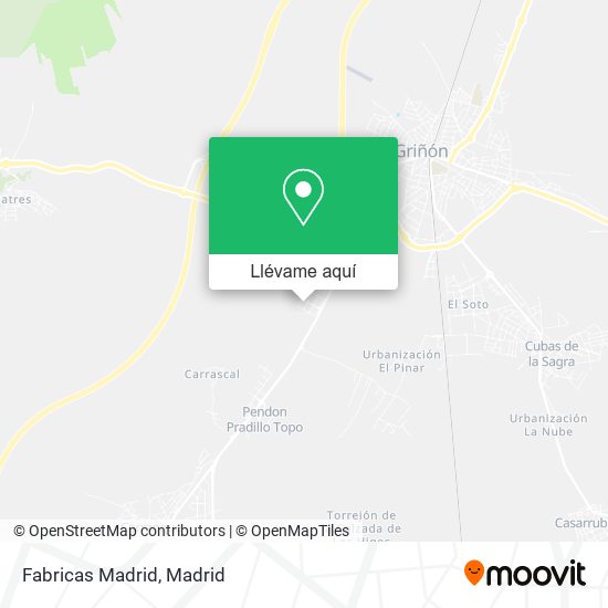 Mapa Fabricas Madrid
