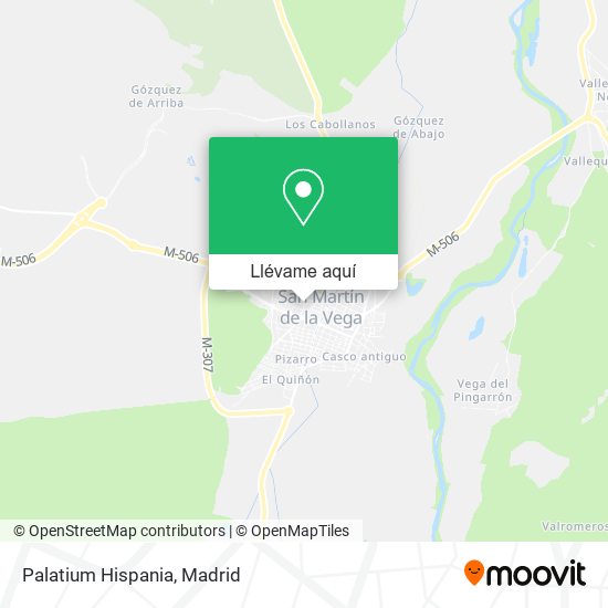 Mapa Palatium Hispania
