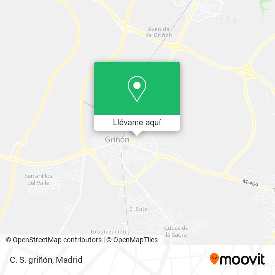 Mapa C. S. griñón