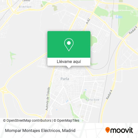 Mapa Mompar Montajes Eléctricos